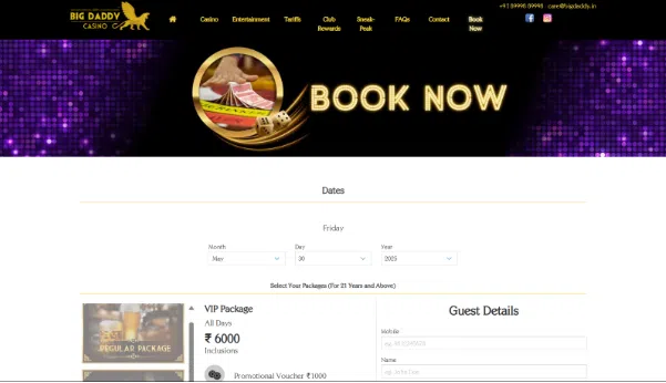 Online & Phone Booking Online & Phone Booking