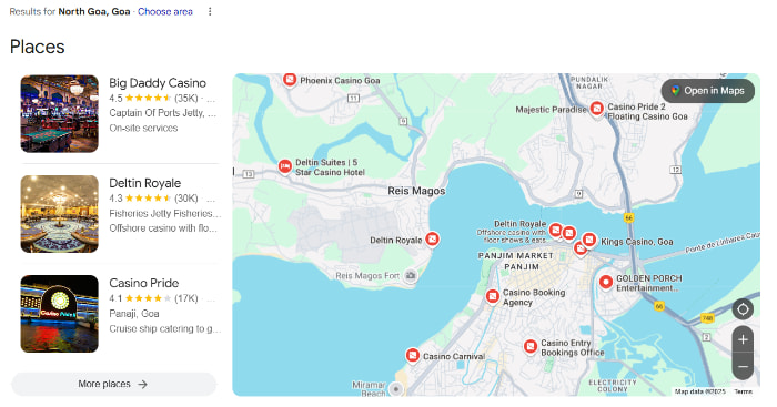 Best Casinos in North Goa